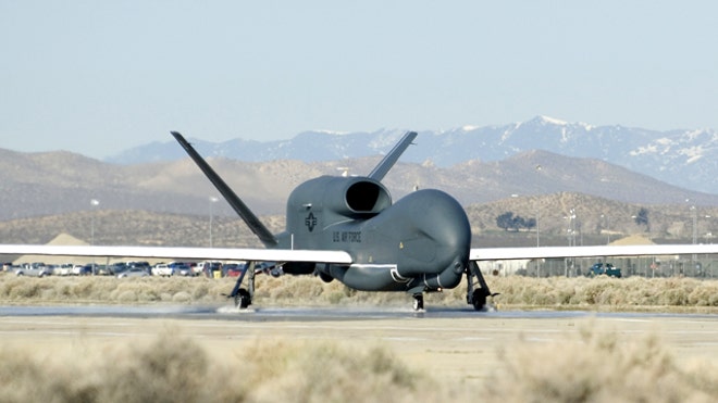Global Hawk Wet Runway Test
